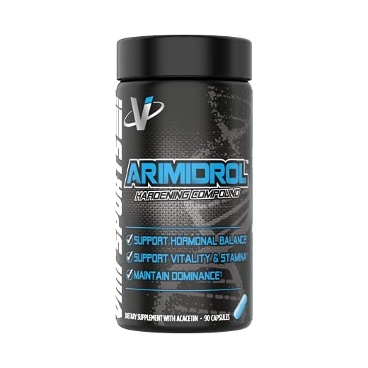 VMI Sports | Arimidrol Hardening Compound | Natural Estrogen Blocker for Men | Testosterone Booster and Aromatase Inhibitor | to Build Muscle and Burn Fat | Anti Estrogen (Bonus Size - 90 Capsules)