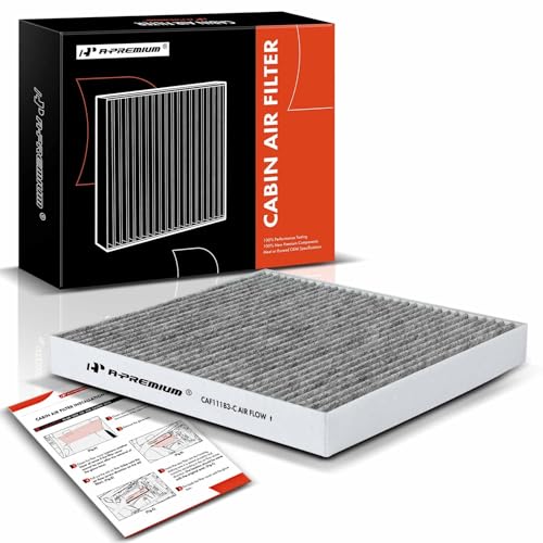 A-Premium Cabin Air Filter with Activated Carbon Compatible with Jeep Grand Cherokee 2011-2014/2016-2017/2019-2021, Grand Cherokee WK 2022-2022 & Dodge Durango 2011-2022, Replace# 68079487AA