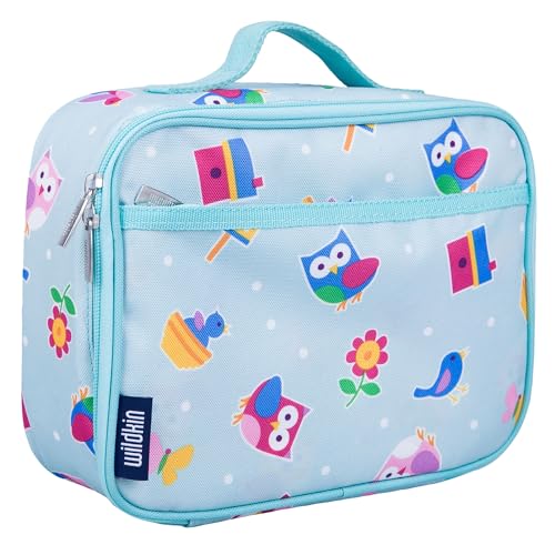 Wildkin Kids Insulated Lunch Box for Girls – Durable and Reusable for School & Travel - (Birdie)