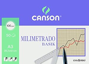 Canson Millimeterpapier A3 90G 50 Blatt