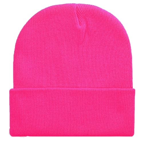 Image of Rosoz Beanie for Men Women Cuffed Knit Hat Winter Beanies Skull Cap Unisex