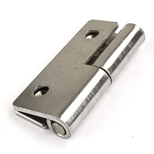 4Pcs 2Inch Long Steel Small Slip Joint Flag Hinge-Lift Off Left Handed Lid Door,304 Stainless Steel #TOP2