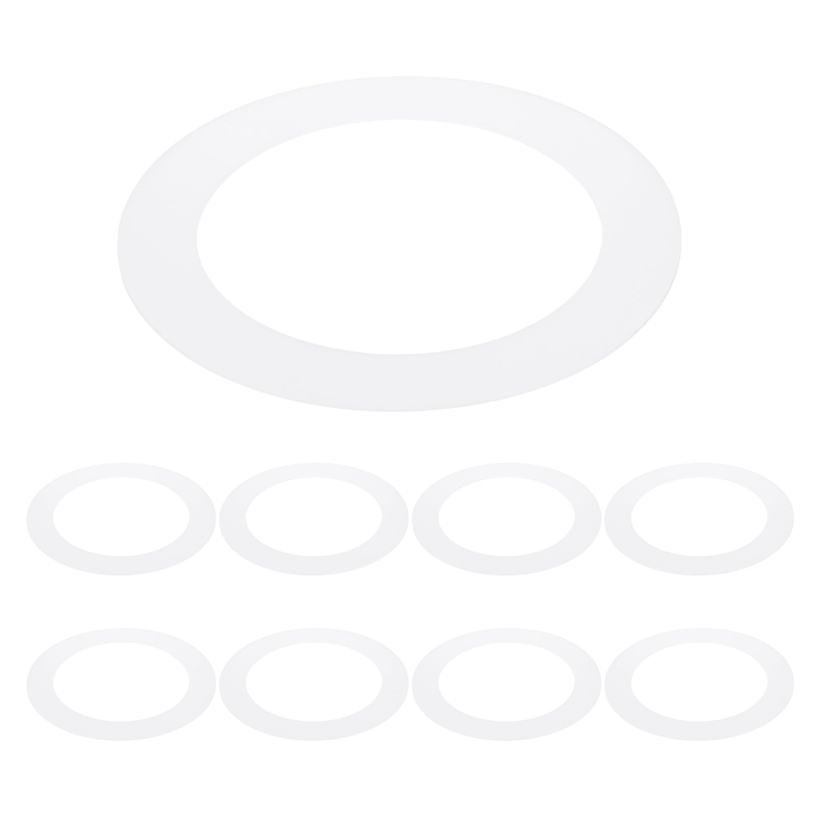 PATIKIL 4" ID 5.5" OD Plastic Trim Ring
