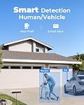 Reolink 4K HD 16CH PoE Système de surveillance vidéo, 8pcs 8MP Détection de la personne/du véhicule PoE Caméras de sécurité extérieur avec 16-Channel NVR, 4TB HDD Pré-Installé, Night Vision 24/7 Enregistrement, RLK16-800D8