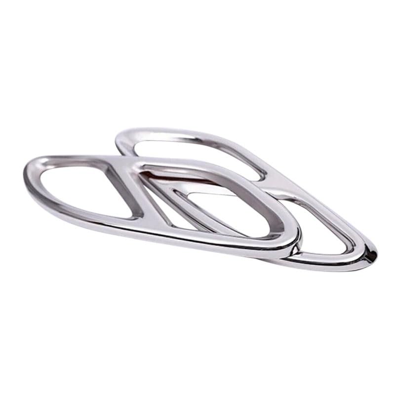 uniwersalna rura wydechowa Osłona końcówki rury wydechowej do modeli W213 W205 Coupe W246 W216 GLC GLE GLS CLA (15-19) Tłumik końcowy(Silver)