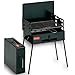 Produktbild Koffergrill BBQ Grill Ferraboli Kompakt Klappgrill 30x40x55cm Camping Holzkohle Campinggrill schwarz Standgrill Kohlegrill faltbar Grillgitter vercromt 3-fach verstellbar Picknickgrill Reise Barbeque