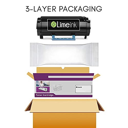 Limeink Remanufactured Toner Cartridge Replacement for Dell b2360dn Toner Cartridge for Dell b3460dn Toner for Dell 2360dn for Dell b2360d Toner Cartridge M11XH 331-9805 High Yield Toner