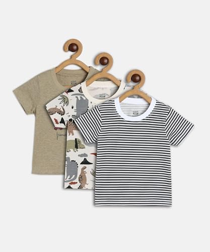 Image of Miniklub New Born and Baby Boys T-Shirt, 12-18M, Multi