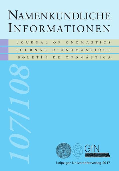 Namen und Übersetzung (Namenkundliche Informationen)