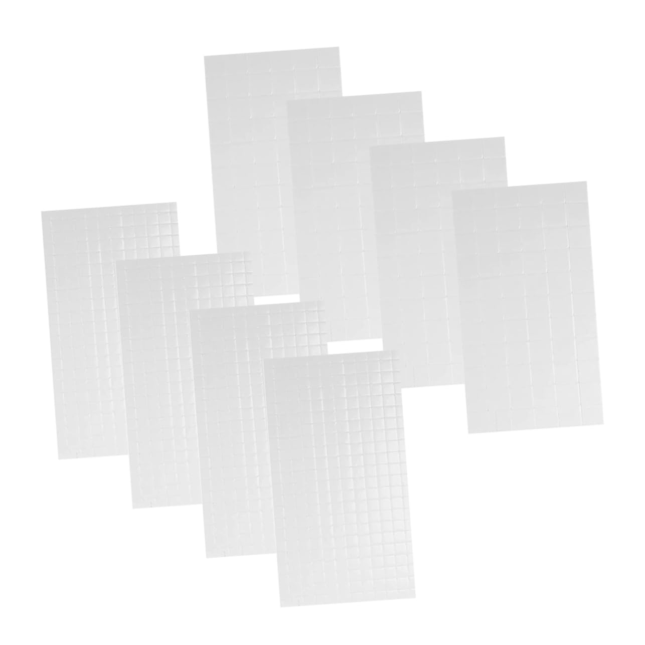 SEWACC 8 Pack Double-Sided Adhesive Foam Strips for Crafts Adhesive Foam Squares 6x6mm Double-Sided Tape Sheets