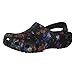 Crocs Unisex Clog, Black Multi, 8 US Men