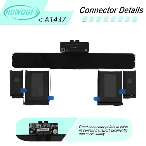 Image of A1437 A1425 Laptop Battery Compatible with MacBook Pro Retina 13 inch A1425 Late 2012 & Early 2013 74Wh 11.21V Fits Models MD101 MD102 MD212 MD213 ME662 EMC 2557 2672