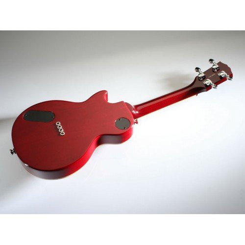 Risa LP363 E-ukulele cherry sunburst (+ housse) – Ukulele électrique soprano forme LP - Les Beatles, Paul McCartney, John Lennon, RIngo Starr, George Harrison Risa LP363 E-ukulele cherry sunburst (+ housse) - Ukulele électrique soprano forme LP – Image 3