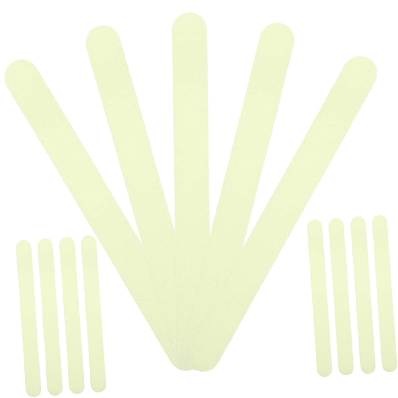 HOMSFOU 48piezas Pegatinas Antideslizantes Luminiscentes Para Escaleras y Baños Diseño Práctico y Autoadhesivo Para Suelos y Escaleras Seguridad La Noche