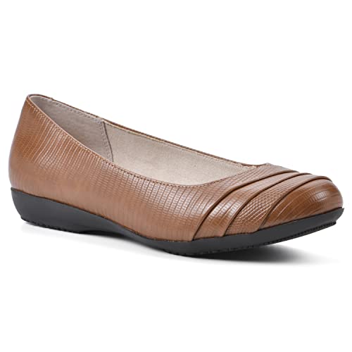 Image of Cliffs by White Mountain Women's Clara Cushioned Ballet Flat