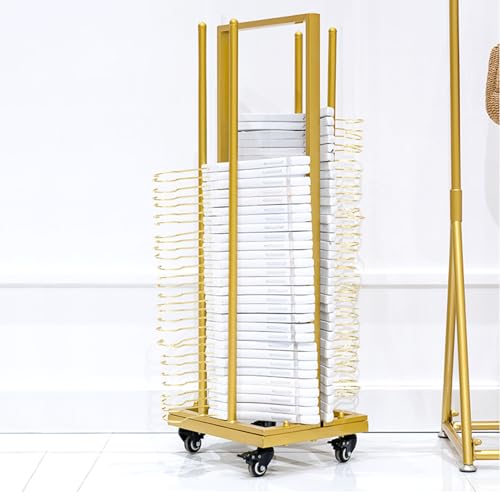 Support de rangement pour cintres de magasin de détail et dressing
