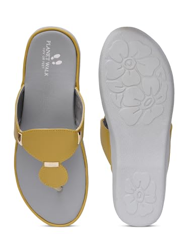Image of Women's Elevate Comfort Flat Sandals Cushioned Adjustable & Stylish Slip-Resistant Design For Girls /Ladies