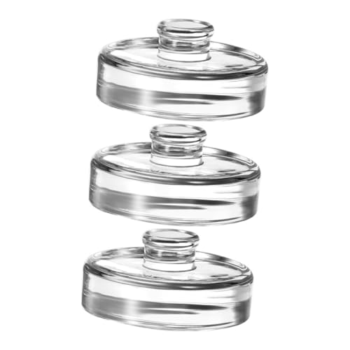 BAZEITFLOW 3個 ガラス製発酵用重石 滑らかな表面で手に優しい 広口メイソンジャー対応 漬物 果実 野菜発酵に