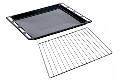 eRicambi® Kit lécarde + grille pour four, compatible avec Ariston Hotpoint Whirlpool, dimensions : 447 x 365 mm (mm) pièces d'origine, modèles compatibles...