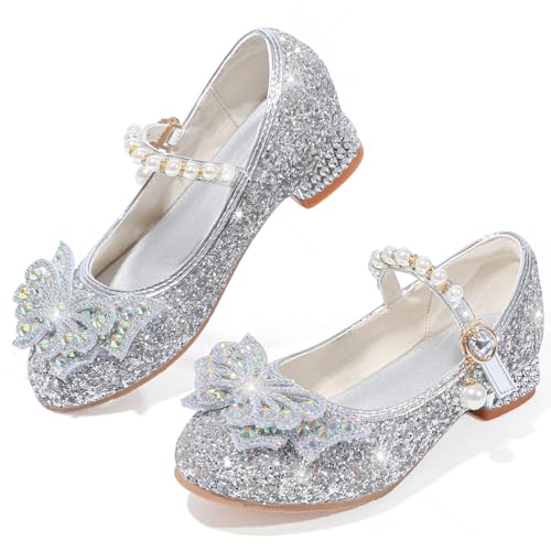 VTASQ Mädchen Mary Jane Prinzessin Schuhe Ballerinas mit Absatz...
