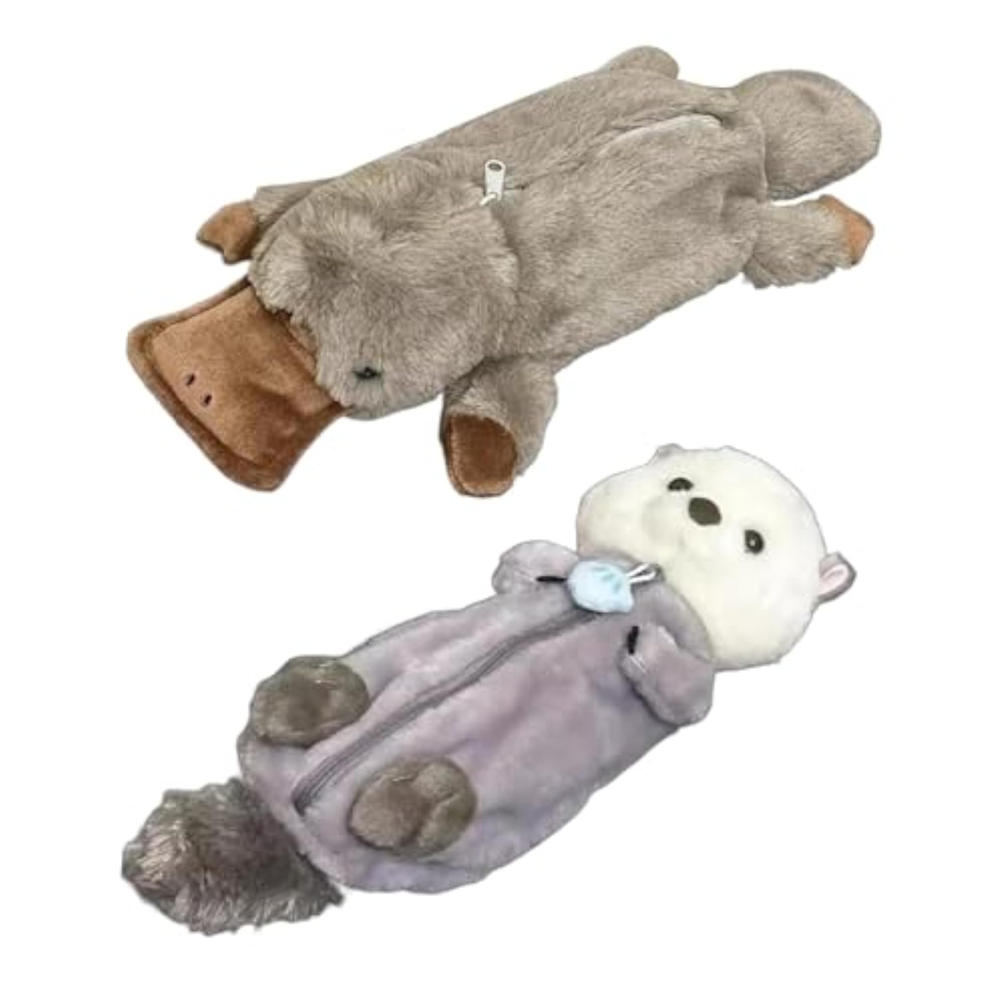 Plush Animal Pencil Case, Cute Zipper Bag