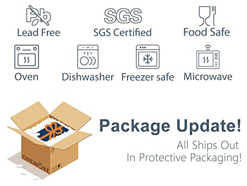 Contenpo S2303 Onemore Ramekins With Lids, 12 Oz Ceramic Small Casserole Dish thumb #6