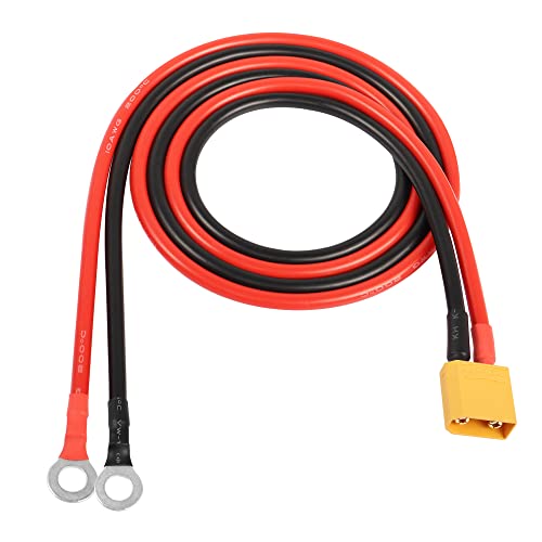 Câble XT90 femelle vers joint torique adaptateur batterie 12V 24V