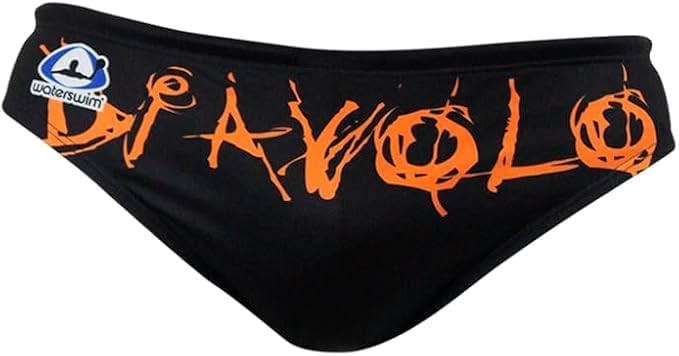 Suit Waterswim Devil Water Polo Swimwear, Swim Briefs for Swimmers, Water Polo, Underwater Hockey, Underwater Rugby