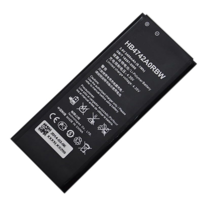 Batería Compatible con HB4742A0RBW Huawei G630 G730 Honor 3C Batería Interna de Repuesto (no Original)