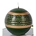 Produktbild Dekorkerze Kerzen Kugel Jupiter grün Stern Ø 80 mm