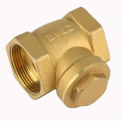 Swing Check Valve, DN32 Female Thread Brass Non-return Swing Check Valve 232PSI Prevent Water Backflow - Image 2
