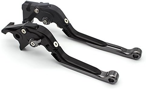 Miniatura 3 de FXCNC Palancas de embrague de freno extensible plegables Billet para YFM700 Raptor 700R 00-06, Raptor YFM660 01-05, Wolverine 350 YFM350FX 02-05,