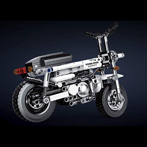 TRCS Technik Bausteine Motorrad Modell, Supermotorrad Konstruktionsspielzeug 441 Teile Klemmbausteine Kompatibel mit… – Bild 5