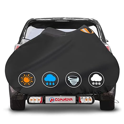 Bike Cover, Bicycle Cover for Transportation Outdoor & Inside Storage for 2 Bikes, 600D Strong Oxford Ripstop Materials, Travel Use for Car Racks, Waterproof & Anti-UV, All 4 Seasons Protection