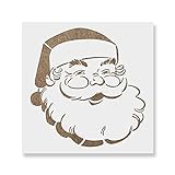 Santa Claus Stencil - Reusable Stencils for Painting - Available in Large and Small Sizes