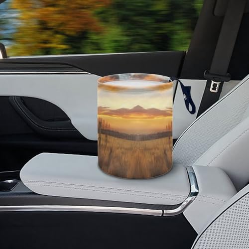 Image of Horse Car Garbage Can Mini Car Trash Bin Car Organizer Car Storage Bag Waterproof Portable Men Accessories Car Decor