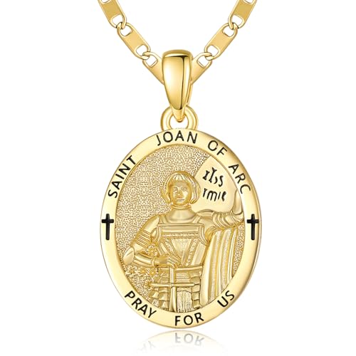 GUANMTY St Joan Of Arc Medal Jewelry image