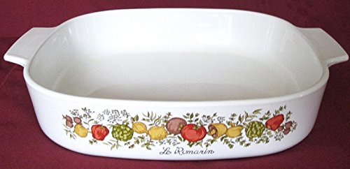 Corning Ware Spice of Life Square Casserole / No Lid