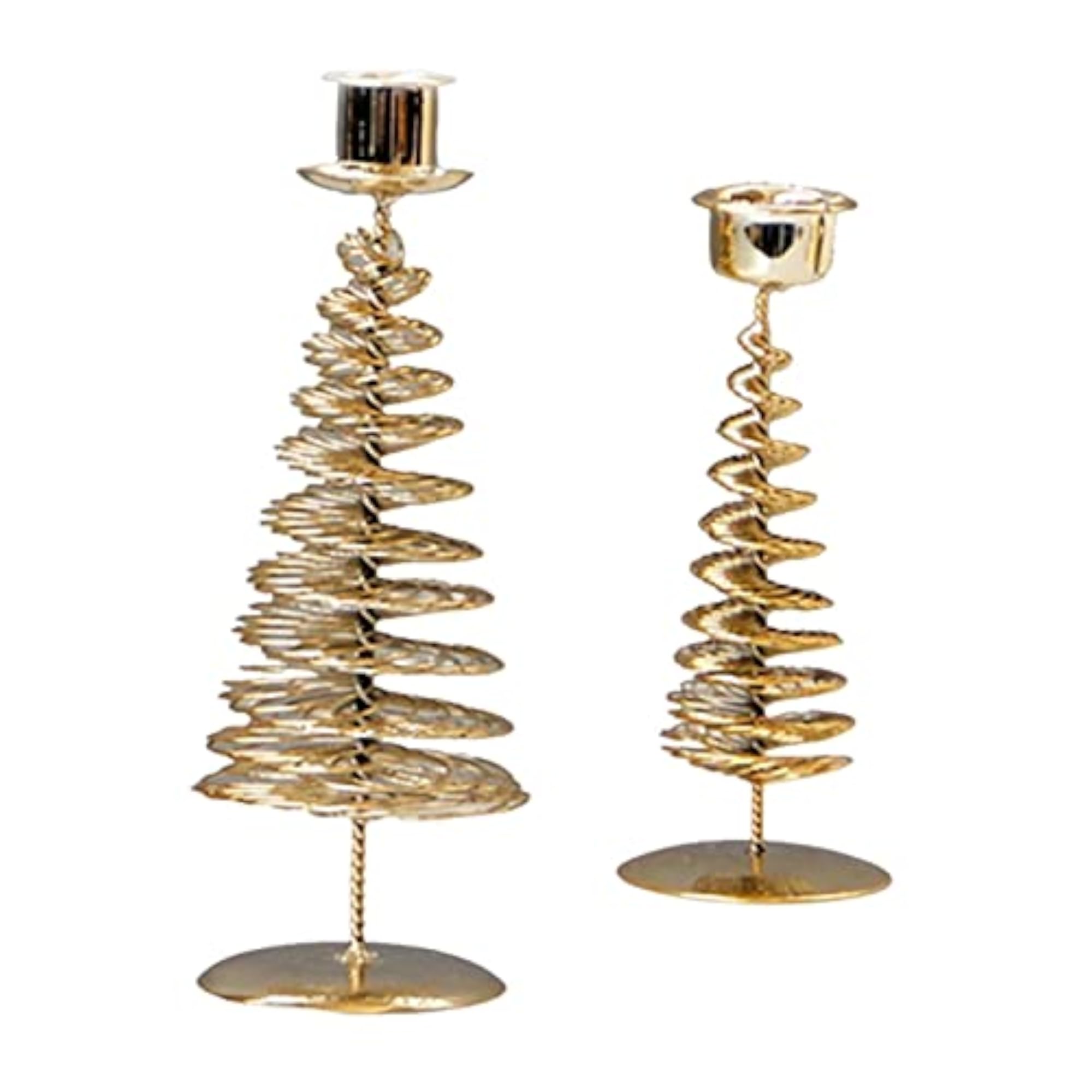 Tree Candle Holders, Holiday Tabletop Decor
