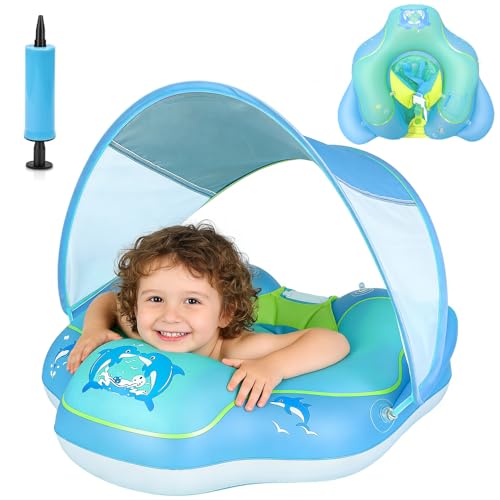 Bouée bébé anti-bascule pour éliminer la peur de l'eau et des UV