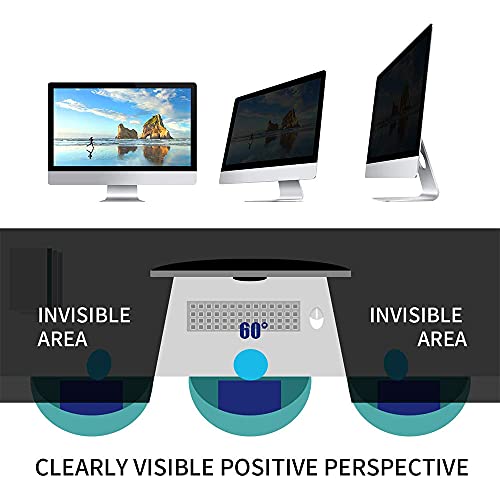 Protector visual anti UV de 19 pulgadas que bloquea miradas laterales en monitores de PC 3