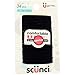 Scunci Effortless Beauty Small No-damage Elastics, Black, 2mm, 102-Count