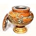 Handcrafted Mango Wood Urn Box with Lichtenburg Design & White Resin Urn Box for Human Ashes Home Decor, whtrsn-06