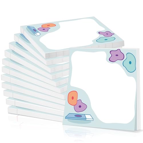 Notes autocollantes amusantes laboratoire scientifique et bloc-notes école