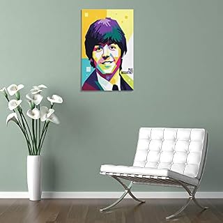 Paul McCartney Poster sur toile The Beatles 50 x 75 cm - Les Beatles, Paul McCartney, John Lennon, RIngo Starr, George Harrison Paul McCartney Poster sur toile The Beatles 50 x 75 cm – Image 5