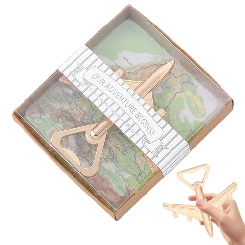 Sekfpnk Abridor de botellas de avión, abridor de botellas de cerveza, abridor de botellas retro en forma de avión de metal, regalos para pilotos y entusiastas de la aviación