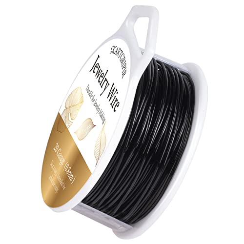 Skartgripir Jewelry Wire, 20-Gauge Tarnish Resistant For Jewelry Making, Copper Wire For Jewelry Making And Crafting (Black/20-Gauge) #TOP21
