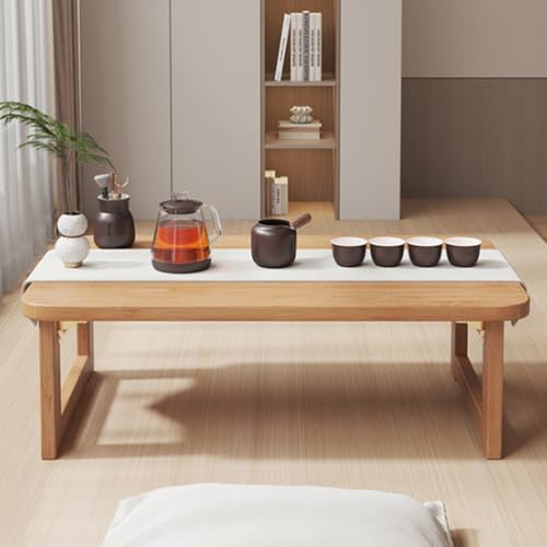 Table basse pliable en bois massif pour libérer l'espace des petits salons