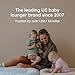 snuggle me Baby Wrap | Hands-Free Baby Wraps Carrier, Easy-Tie Baby Sling Carrier, Baby Carrier Wrap with Organic Cotton, Baby Wearing Wrap for Newborns from 0 to 18 Months (7-35 lbs) - Natural