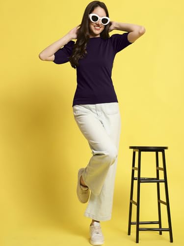 Image of Fabflee Women's Solid Regular Fit Top